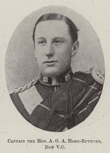 Capitán el Honorable A G A Hore-Ruthven, nuevo VC de English Photographer