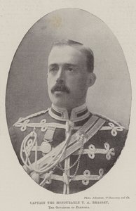 Capitán el honorable T A Brassey, gobernador de Pretoria de English Photographer