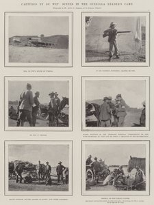 Capturado por De Wet, escenas en el campamento del líder guerrillero de English Photographer