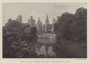 Castillo de Cardiff, Glamorgan, la residencia del marqués de Bute de English Photographer