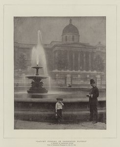 Pescado en aguas preservadas, una tragedia en Trafalgar Square de English Photographer