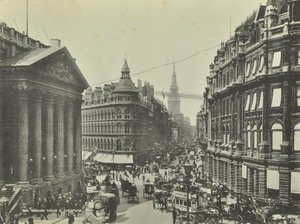 Cheapside, desde Mansion House, Ciudad de Londres, 1885