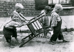 Pobreza infantil, Londres