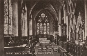 Catedral de Christ Church, Capilla Latina, Oxford de English Photographer