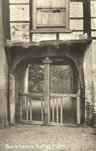 Puerta de la Iglesia, Chalfont St Giles, Buckinghamshire
