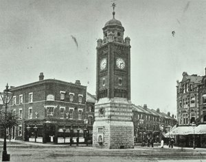 Torre del Reloj, The Broadway, Crouch End, 1890