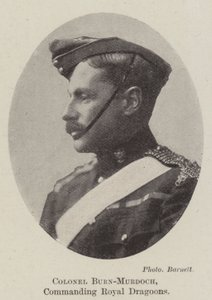 Coronel Burn-Murdoch, Comandante de los Dragones Reales de English Photographer