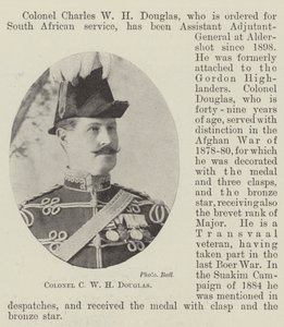 Coronel C W H Douglas de English Photographer
