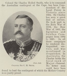 Coronel Sir C H Smith de English Photographer