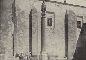 Columna y Estatua de la Virgen, Nazaret, cerca del sitio de la casa de José y María