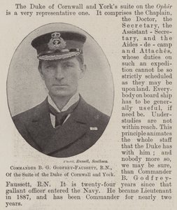 Comandante B G Godfrey-Faussett, RN, del Séquito del Duque de Cornwall y York de English Photographer