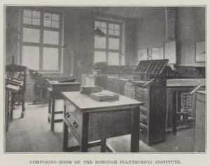 Sala de composición del Instituto Politécnico del Borough de English Photographer