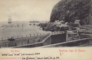 Barcos Coolie Erne y Elbe, Santa Elena de English Photographer