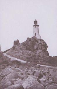 Faro de Corbiere, Jersey (foto en b/n) de English Photographer
