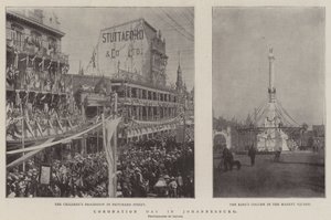 El día de la coronación en Johannesburgo de English Photographer