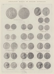 Medallas de coronación de los soberanos ingleses