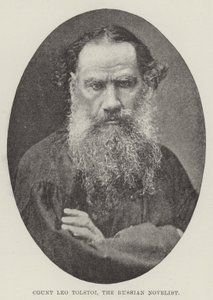 Conde Leo Tolstoi, el Novelista Ruso de English Photographer
