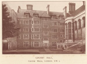 Crosby Hall, Cheyne Walk, Londres de English Photographer