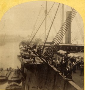 Cubierta del Great Eastern, 1850-60 de English Photographer