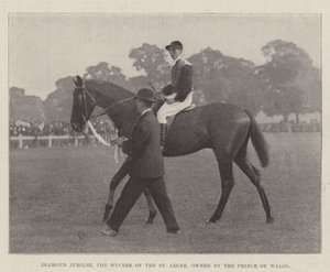 Jubileo de Diamante, el ganador del St Leger, propiedad del Príncipe de Gales