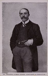 Dr. Frederic Hymen Cowen, compositor, pianista y director de orquesta (1852-1935) de English Photographer