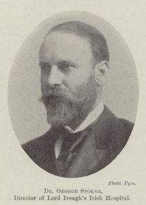 Dr. George Stoker, director del Hospital Irlandés de Lord Iveagh de English Photographer