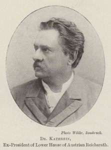 Dr. Kathrein, ex presidente de la Cámara Baja del Reichsrath austriaco de English Photographer