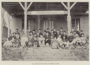 El Dr. Landis y su escuela en Chemulpo, Corea de English Photographer