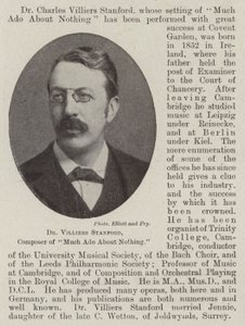 Dr. Villiers Stanford, Compositor de Mucho Ruido y Pocas Nueces de English Photographer