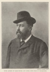 Duque Alfredo de Sajonia-Coburgo y Gotha, el Duque de Edimburgo de English Photographer