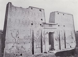 Egipto: Pilono del Templo de Edfu de English Photographer