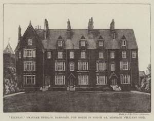 Elleray, Chatham Terrace, Ramsgate, la casa en la que murió el Sr. Montagu Williams de English Photographer