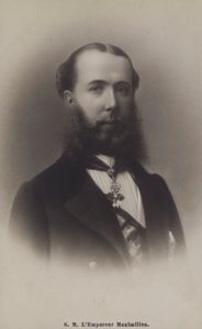 Emperador Maximiliano de México (foto en blanco y negro)