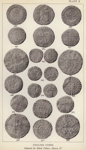 Monedas inglesas, Eduardo el Príncipe Negro, Enrique IV