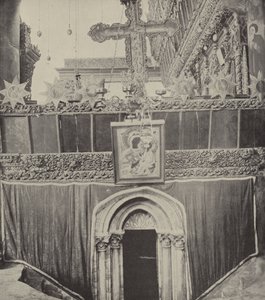 Entrada a la gruta en la Iglesia de la Natividad, en el vecindario donde se conocieron Booz y Rut de English Photographer
