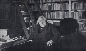 Ernest Renan en su estudio de English Photographer