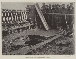 Explosión en el Puente de Southwark de English Photographer