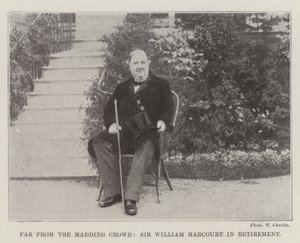 Lejos del mundanal ruido, Sir William Harcourt en retiro de English Photographer
