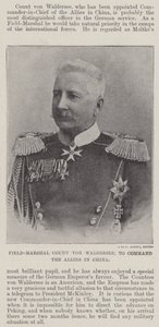 Mariscal de campo Conde von Waldersee, para comandar a los aliados en China