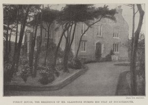 Forest House, la Residencia del Sr. Gladstone durante su Estancia en Bournemouth de English Photographer