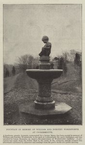 Fuente en Memoria de William y Dorothy Wordsworth en Cockermouth de English Photographer