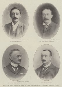 Cuatro de los Hombres Principales de la Unión Nacional de Reforma de Johannesburgo
