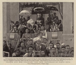 Francia y sus Colonias, la Fiesta Nacional en Porto Novo de English Photographer