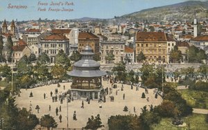 Parque Franz Josef, Sarajevo (foto a color) de English Photographer