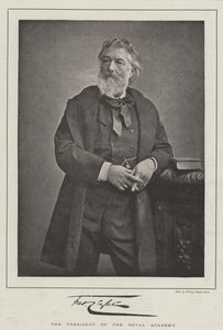 Frederic Leighton, el presidente de la Royal Academy de English Photographer