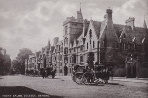 Frente del Baliol College, Oxford de English Photographer