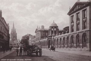 Frente del Colegio de la Reina, Oxford de English Photographer