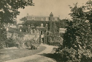 Gad’s Hill Place, cerca de Rochester, desde el jardín trasero, residencia de Charles Dickens, 1857-70 de English Photographer