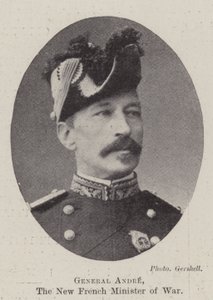 General Andre, el nuevo Ministro de Guerra francés de English Photographer
