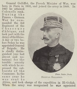 General Galliffet de English Photographer